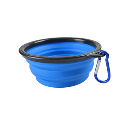Portable Pet Food Bowl - Collapsible Silicone Travel Water Food Bowl