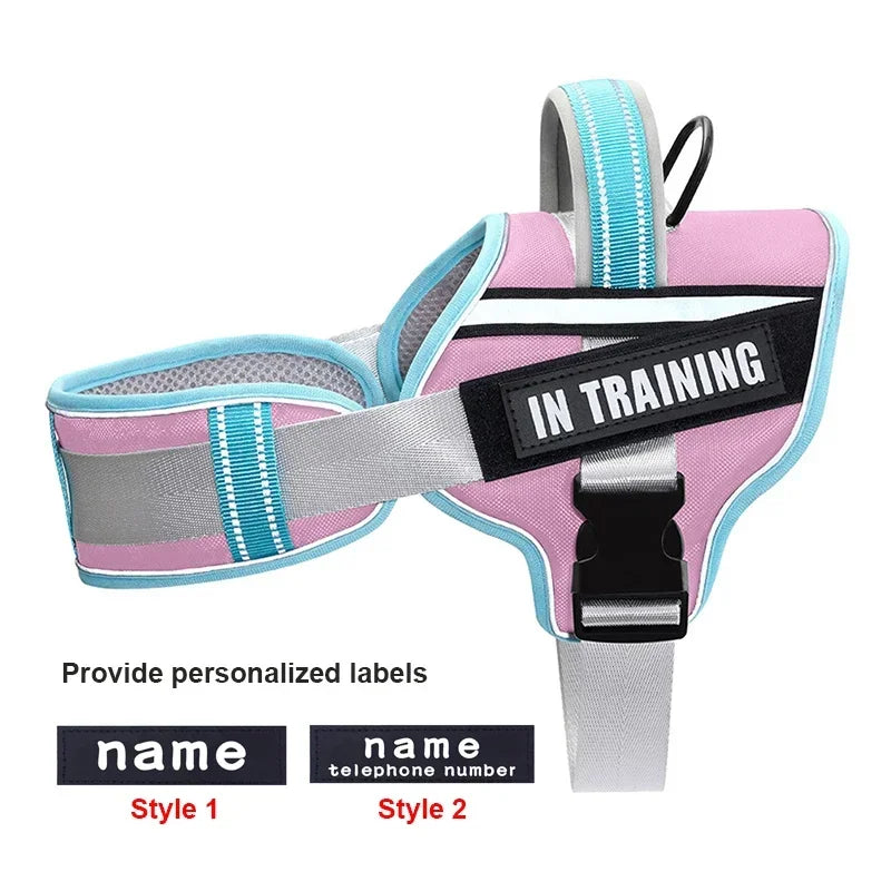 Adjustable Reflective Dog Harness - Purrfect Pet Kingdom