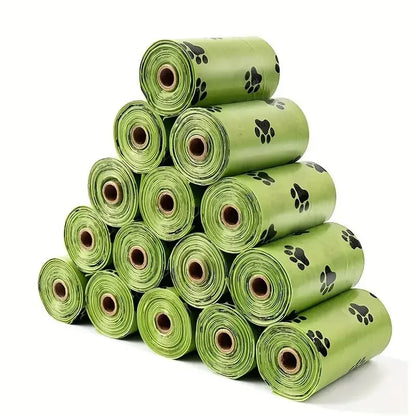 Thick Dog Poop Bags, Leak Proof Pet Waste Bag For Dog Outdoor Walking - Purrfect Pet Kingdom - Green 8 rolls - 1005008784294436 - Green 8 rolls