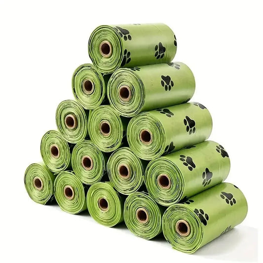 Thick Dog Poop Bags, Leak Proof Pet Waste Bag For Dog Outdoor Walking - Purrfect Pet Kingdom - Green 8 rolls - 1005008784294436 - Green 8 rolls