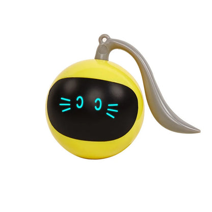 Interactive Cat Toy LED Self Rotating Smart Ball 🐱