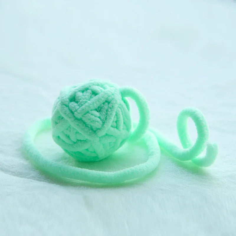 Colorful Yarn Ball Cat Toys with Bell - WTN Essentials