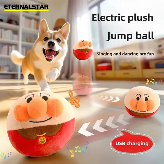 Interactive Electric Plush Ball Toy for Active Dogs and Cats