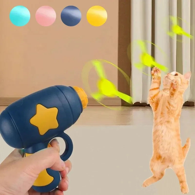 Interactive Cat Toy – Flying Disc Shooting Gun - WTN Essentials