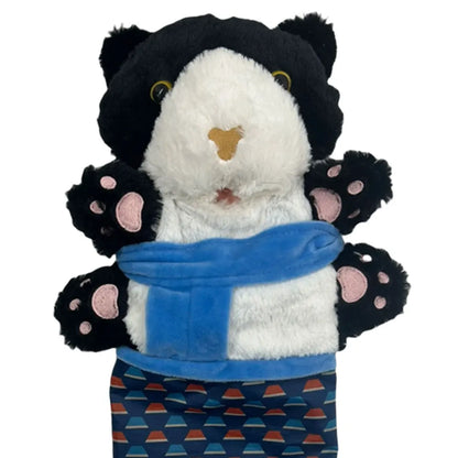 Interactive Cat Wrestling Puppet - Plush Animal Toy