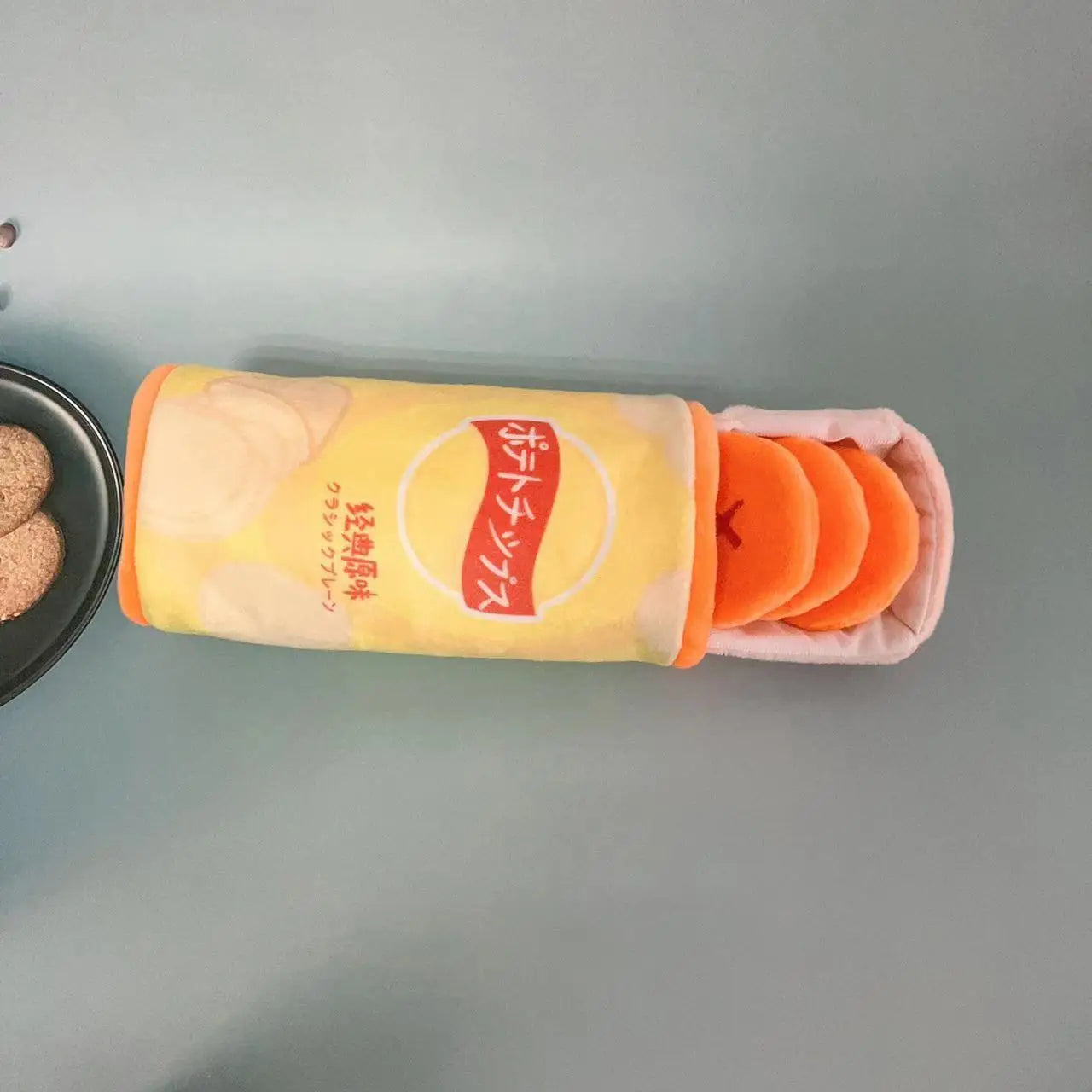 Plush Potato Chip Dog Toy 🥔 - Purrfect Pet Kingdom