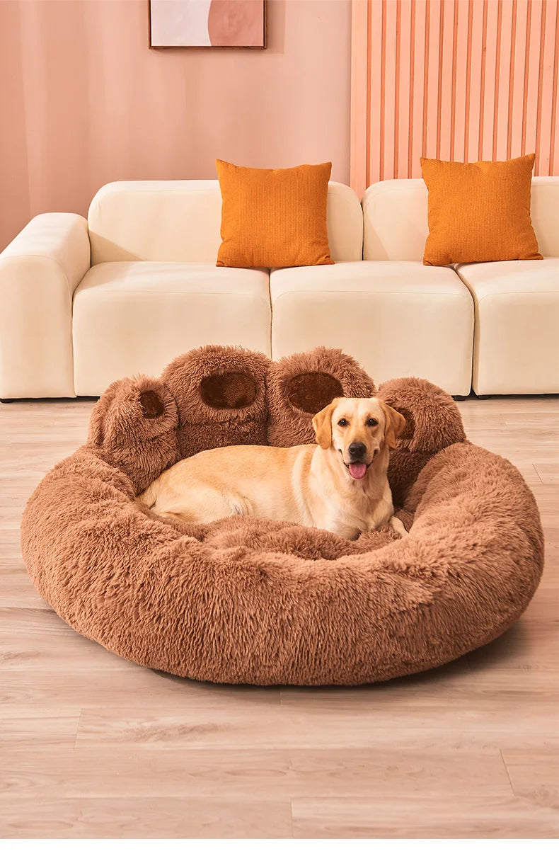 Fluffy Dog Bed Large Pet Products Dogs Beds Small Sofa - Pet Beds - TrustyTrade LLC