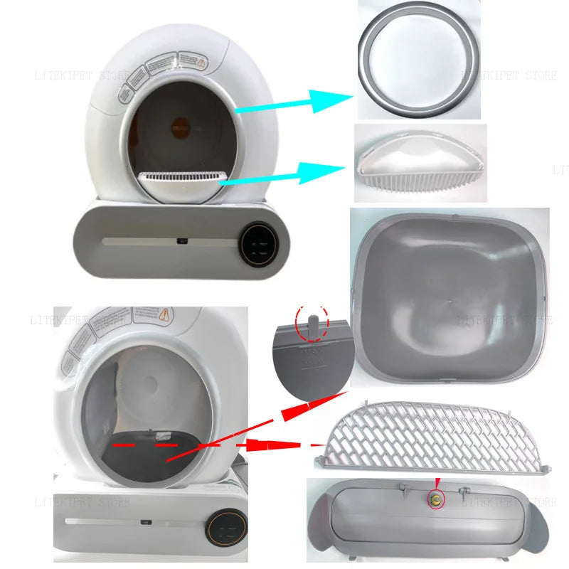 Cat Automatic Self-Cleaning Litter Box Waste Bin
