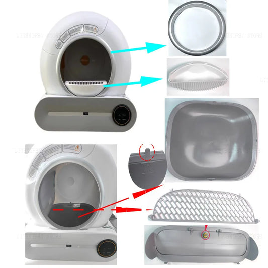 Cat Automatic Self-Cleaning Litter Box Waste Bin