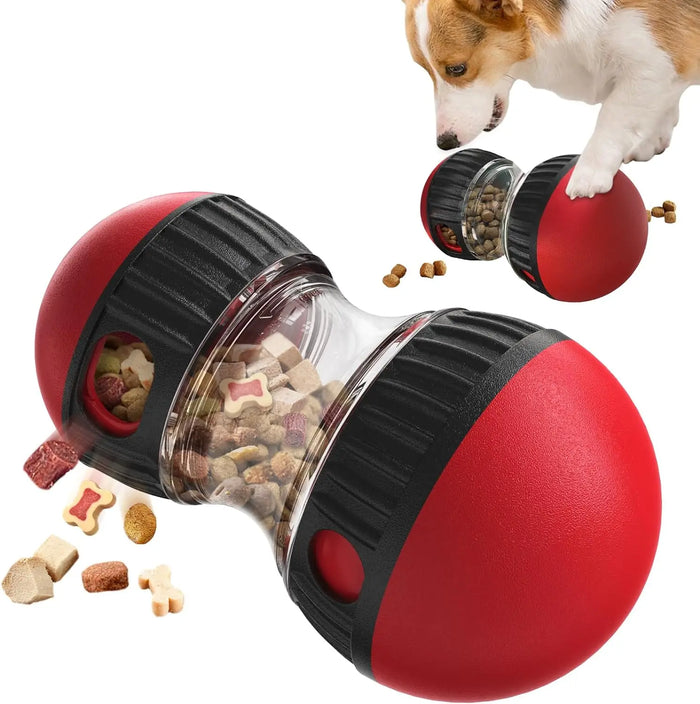 Dog Puzzle Toy Elliptical Track Rolling Increase Intelligence Ball Leaky Food Develop Good Habits Durable Interactive Pet Toy