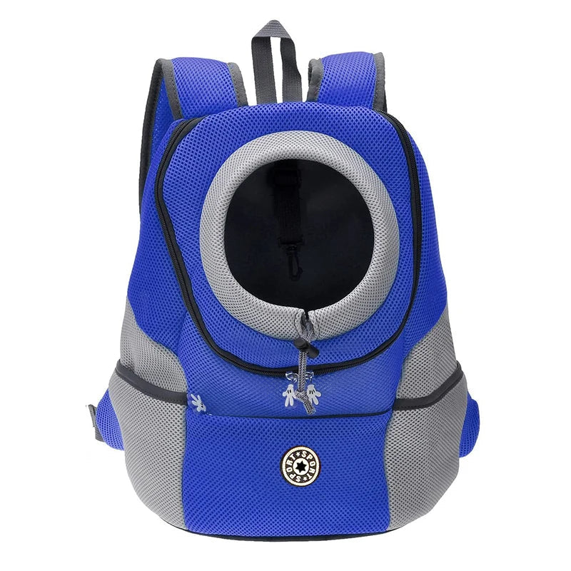 Double Shoulder Pet Carrier Backpack – Breathable Travel Dog Bag - WTN Essentials - blue - S - 30x16x34cm - 14:239042421#blue;5:100014064#S - 30x16x34cm