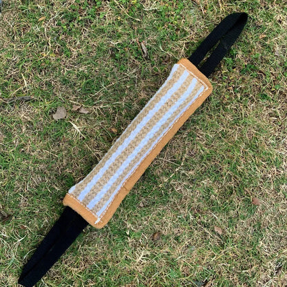 Tug of War Puppy Training Toy - Interactive Bite Pillow with 2 Handles