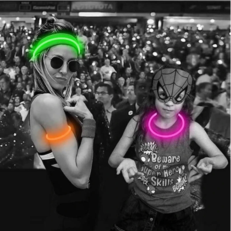 USB Rechargeable LED Glowing Dog Collar – Adjustable Night Safety - WTN Essentials