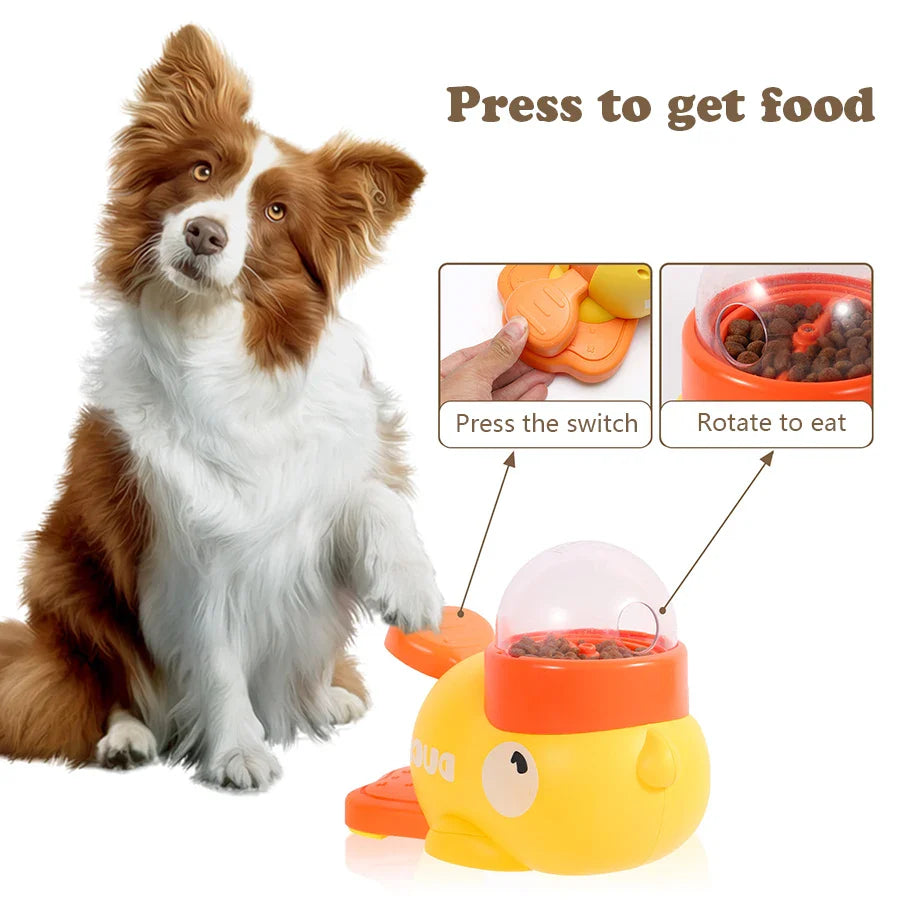 Automatic Pet Treat Dispenser Slow Feeder 🍖