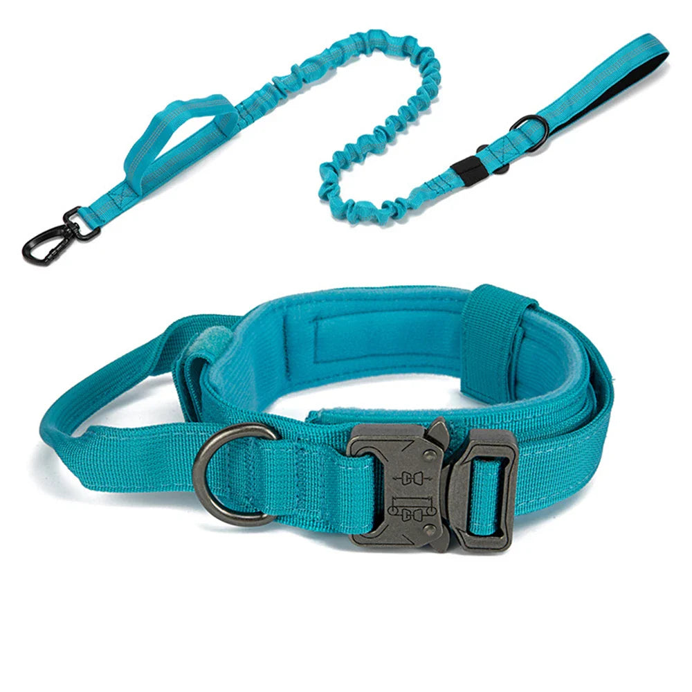 Durable Nylon Dog Collar & Reflective Leash Set – Tactical Training - WTN Essentials
