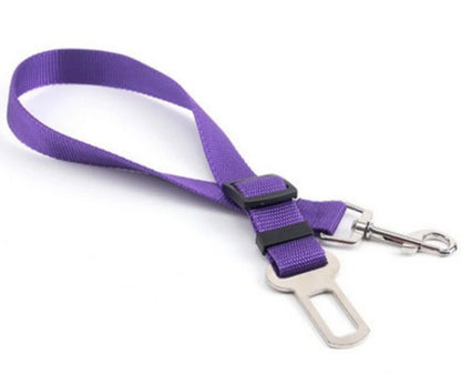 Adjustable Nylon Dog Car Seat Belt Safety Tether for Pets