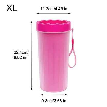 Portable Silicone Pet Paw Washer Cup - Mud Cleaner S-XL