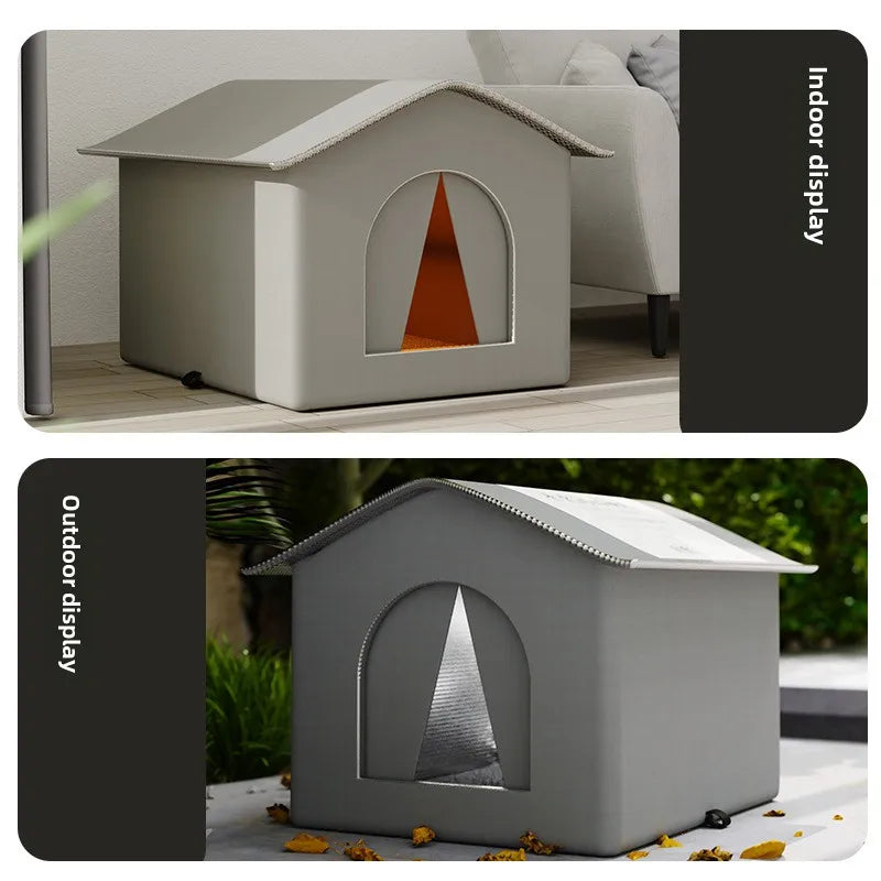 Waterproof Outdoor Pet House Stray Cats & Dogs
