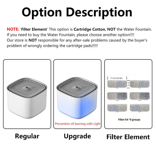 Filtered Pet Water Fountain for Dogs and Cats - Pet Fountain view 2 from Purrfect Pet Kingdom
