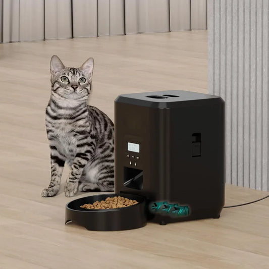 Smart Automatic Pet Feeder — Timed WiFi Cat & Dog Slow Food Dispenser