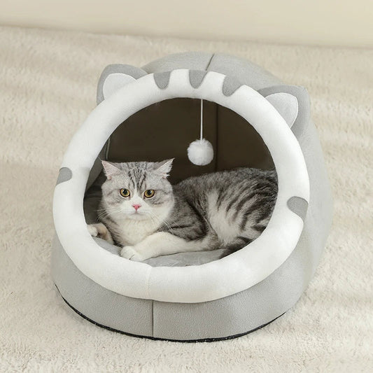 Cat Cave Bed – Washable Cat Bed & Cozy Hideaway - WTN Essentials