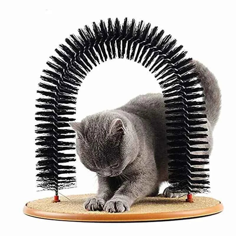 Cat Arch Self Groomer with Sisal Scratching Base for Kittens