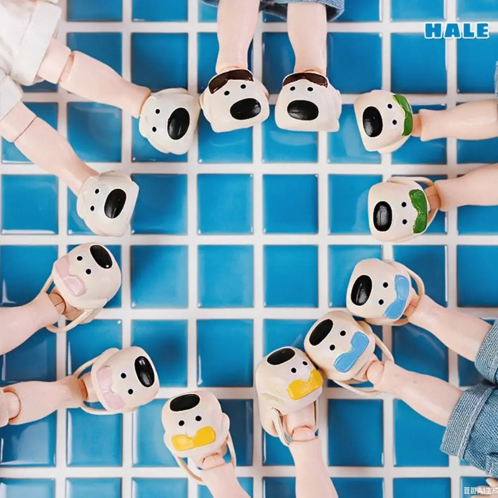 Mini Puppy Doll Silicone Slippers