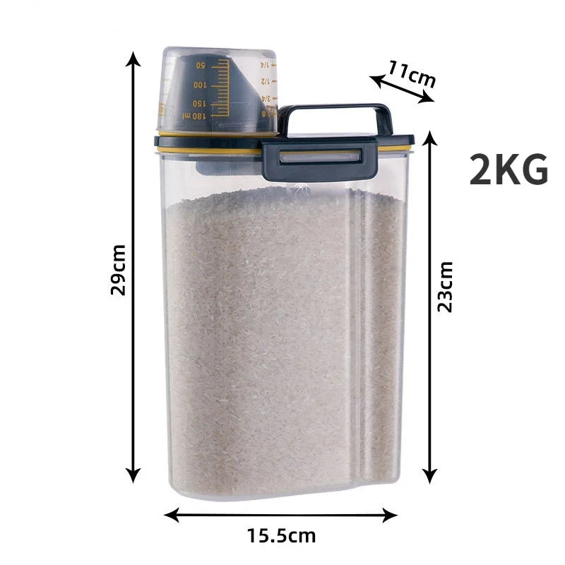 Pet Food Storage Container Airtight 1.5KG 🥫 - Purrfect Pet Kingdom