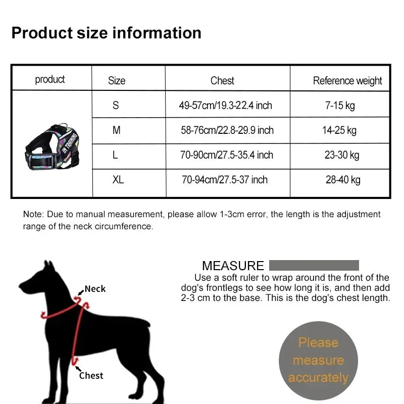 Adjustable Reflective Dog Harness - Purrfect Pet Kingdom