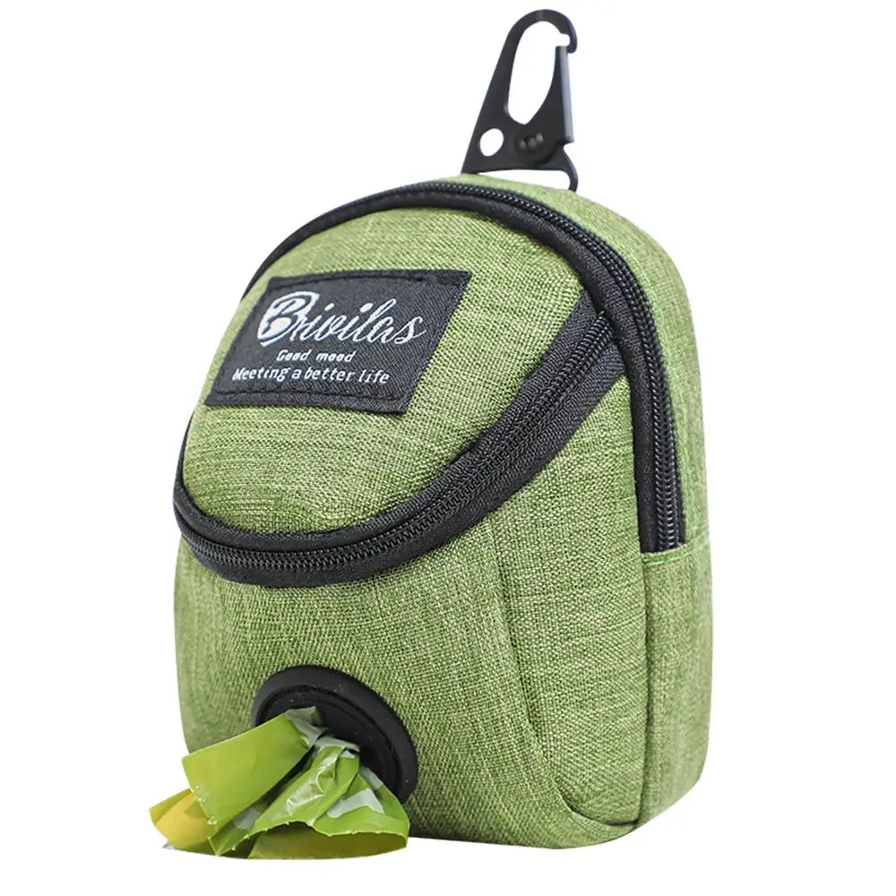 Portable Dog Treat Pouch – Training & Travel Bag with Poop Dispenser - WTN Essentials