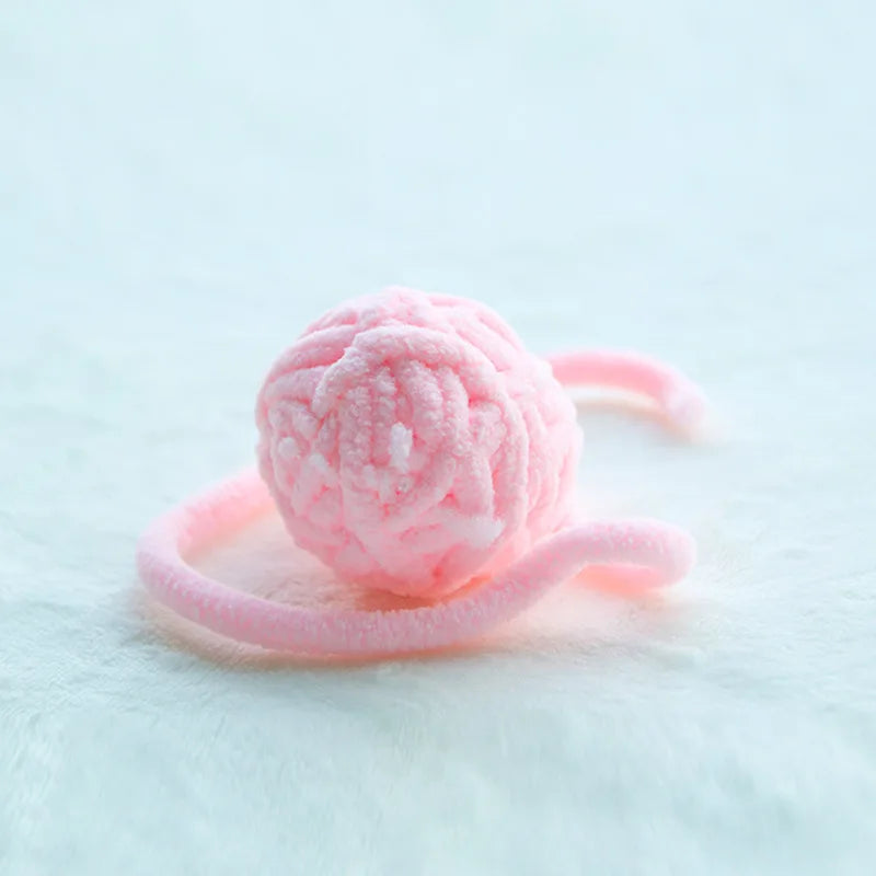 Colorful Yarn Ball Cat Toys with Bell - WTN Essentials