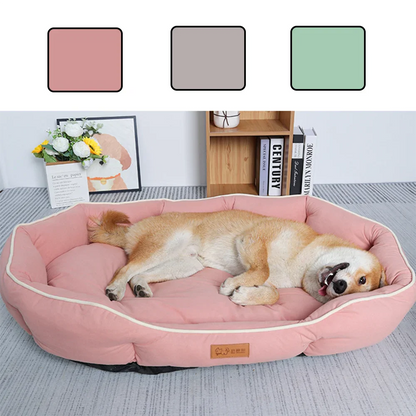 Large Pet Sofa Bed - Warm Sleeping House Cushion for Dogs
