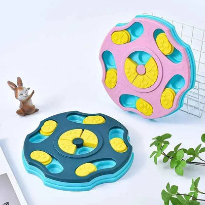 Interactive Dog Puzzle Slow Feeder Treat Toy for Mental Play