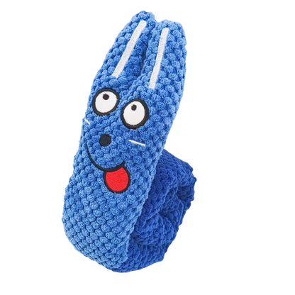 Interactive Plush Snail Puzzle Feeder Squeaky Dog Toy Gift