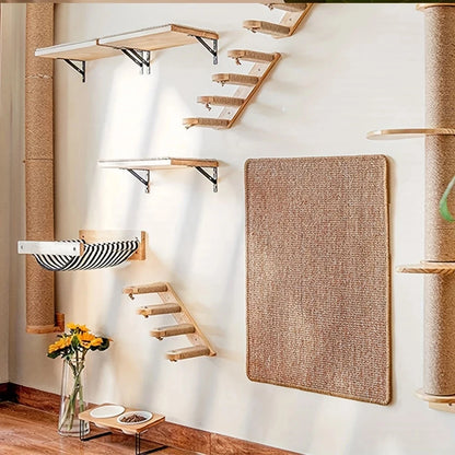 Cat Wall Rack Climbing Frame Furniture Bridge 🐱
