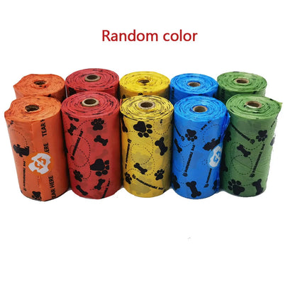 Pet Cat Dog Poop Bags Disposable Dog Waste Bags Bulk Poop Bags Dispenser biodegradable Bag Outdoor Home Clean Refill Garbage Bag - Purrfect Pet Kingdom