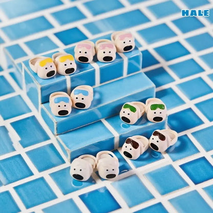 Mini Puppy Doll Silicone Slippers