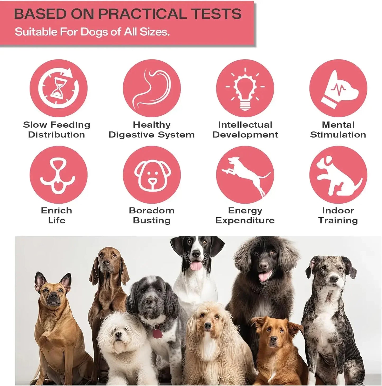 Dog Puzzle Toy Elliptical Track Rolling Increase