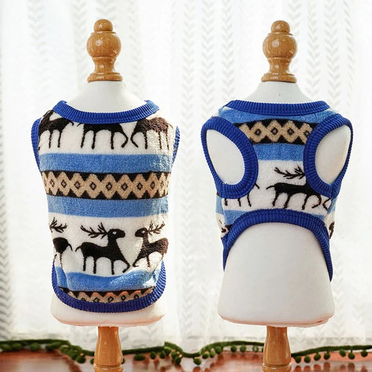 Soft Fleece Dog Coat - Warm Winter Jacket for Small & Medium Dogs