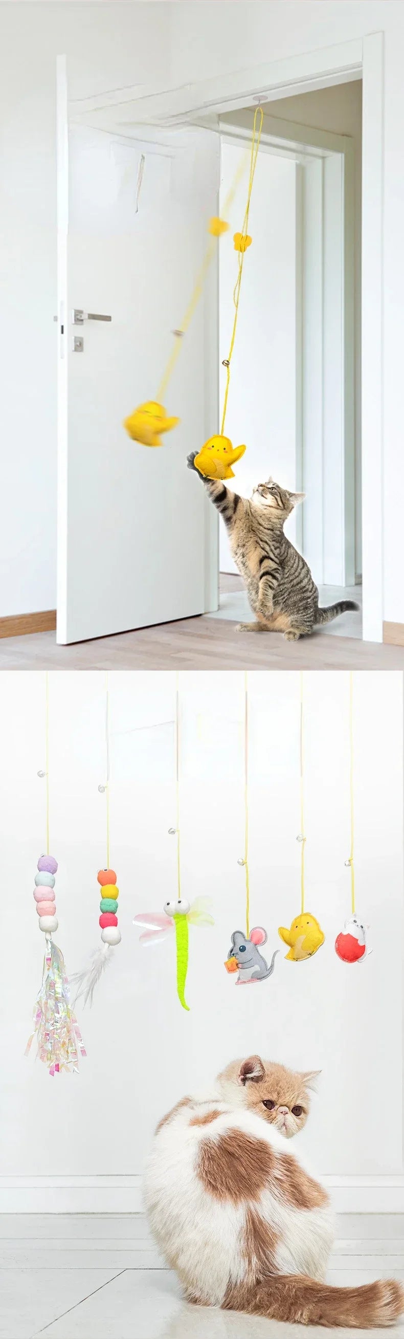Interactive Hanging Cat Toy - Purrfect Pet Kingdom