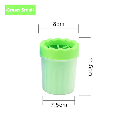 Portable Silicone Pet Paw Washer Cup - Mud Cleaner S-XL