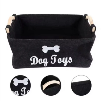 Felt Pet Toy Storage Box - Fade Resistant