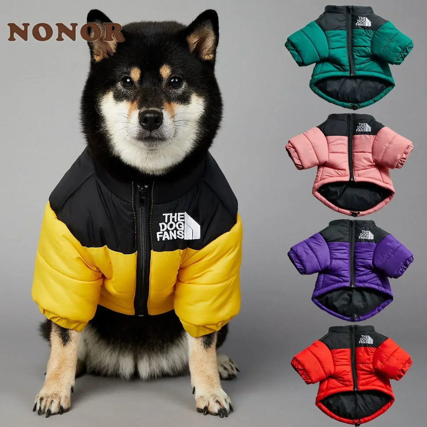 Winter Dog Down Jacket - Warm Thick Vest - Purrfect Pet Kingdom