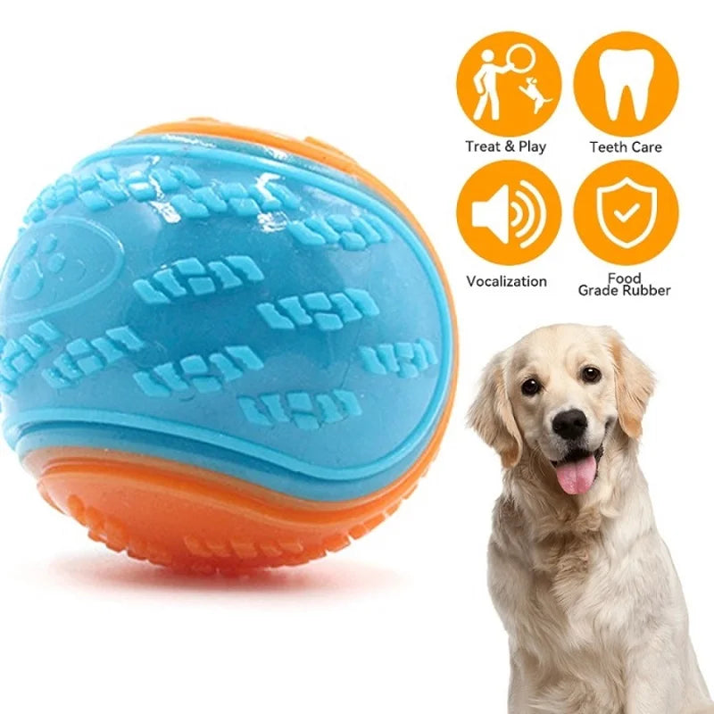 6Pcs Squeaky Dog Balls – Interactive Chew Toys for Dogs - WTN Essentials