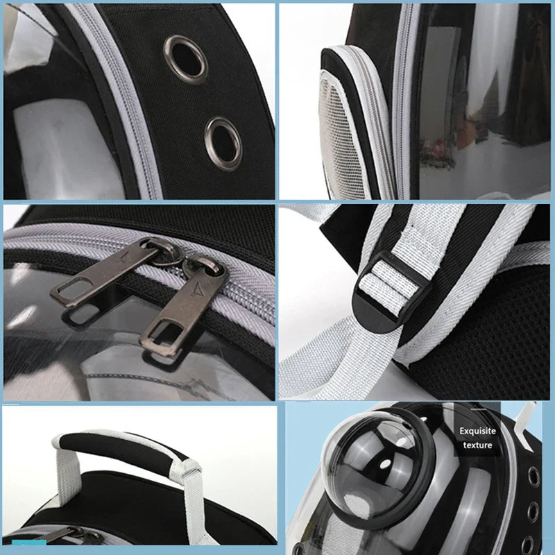 Space Capsule Pet Backpack – Ventilated Travel Carrier