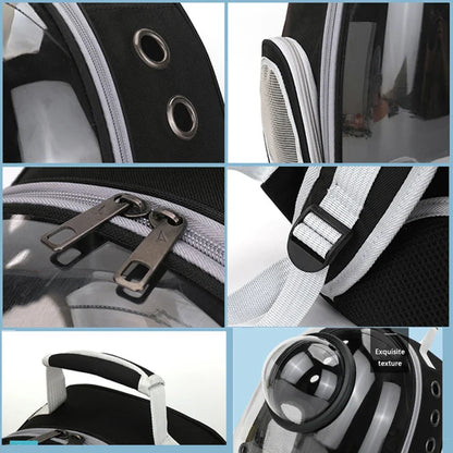 Space Capsule Pet Backpack – Ventilated Travel Carrier