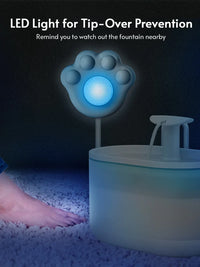 Cat Water Fountain Sensor Paw-shaped PIR Motion Sensor For