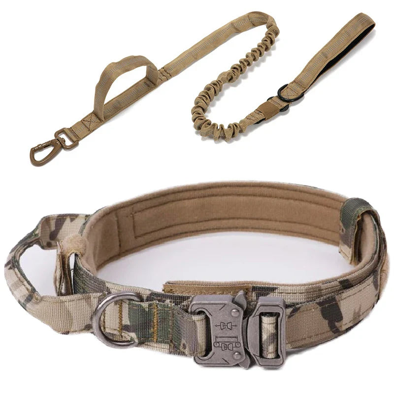 Durable Nylon Dog Collar & Reflective Leash Set – Tactical Training - WTN Essentials