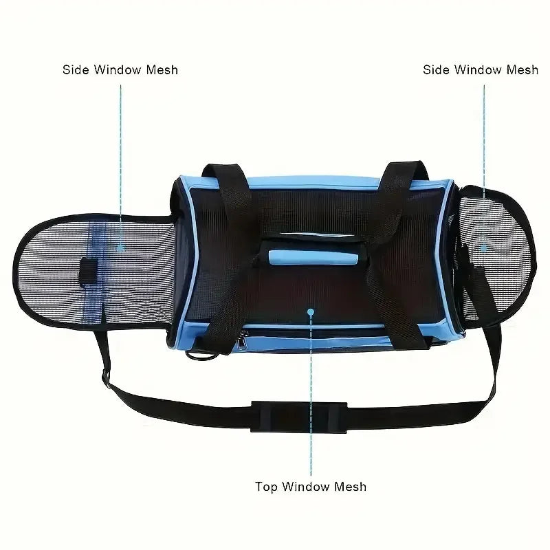 Portable Dog & Cat Travel Carrier – Breathable Mesh Pet Handbag - WTN Essentials