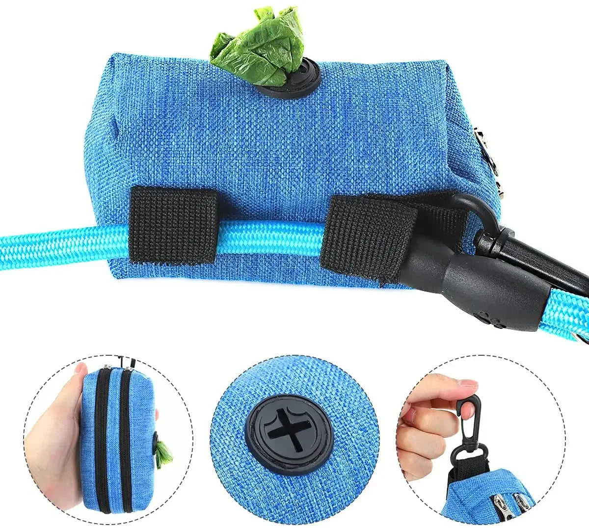 Purrfect Pet Kingdom Dog Poop Bag Dispenser (Grey Yellow) - Premium Product